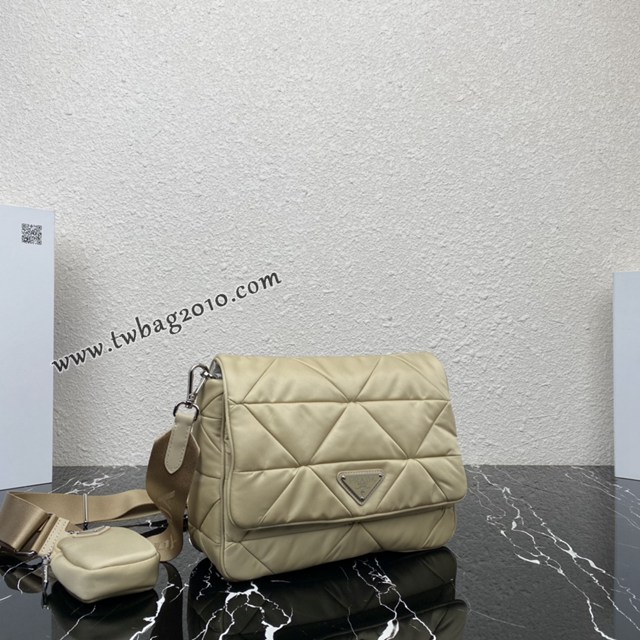 Prada專櫃新款大號三合一肩背包 1BD290 普拉達Re-Nylon再生尼龍單肩包 csp1593